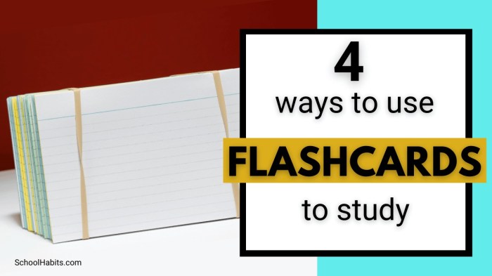 Reason to study with flashcards perhaps