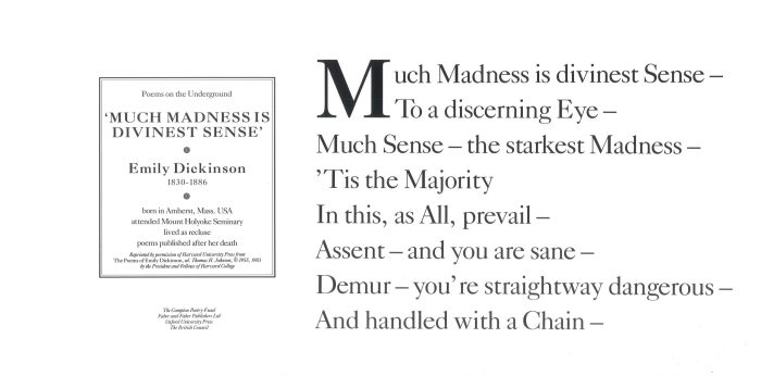 Much madness is divinest sense paraphrase