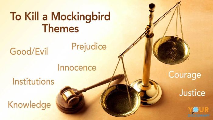 Literary elements for to kill a mockingbird